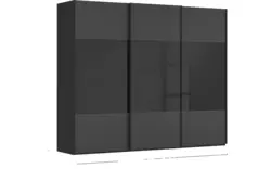 Goossens kledingkast finca combi glans mat glas wit hoogwaardig meubelplaat - 8244377-{merk}-finca-combi-sts-wit-schuifdeuren-02